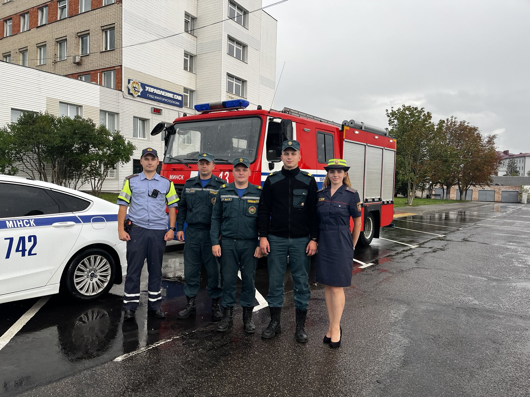 Московский район. Уступали ли жители столицы дорогу пожарной машине? МЧС и  ГАИ узнали в результате совместной акции