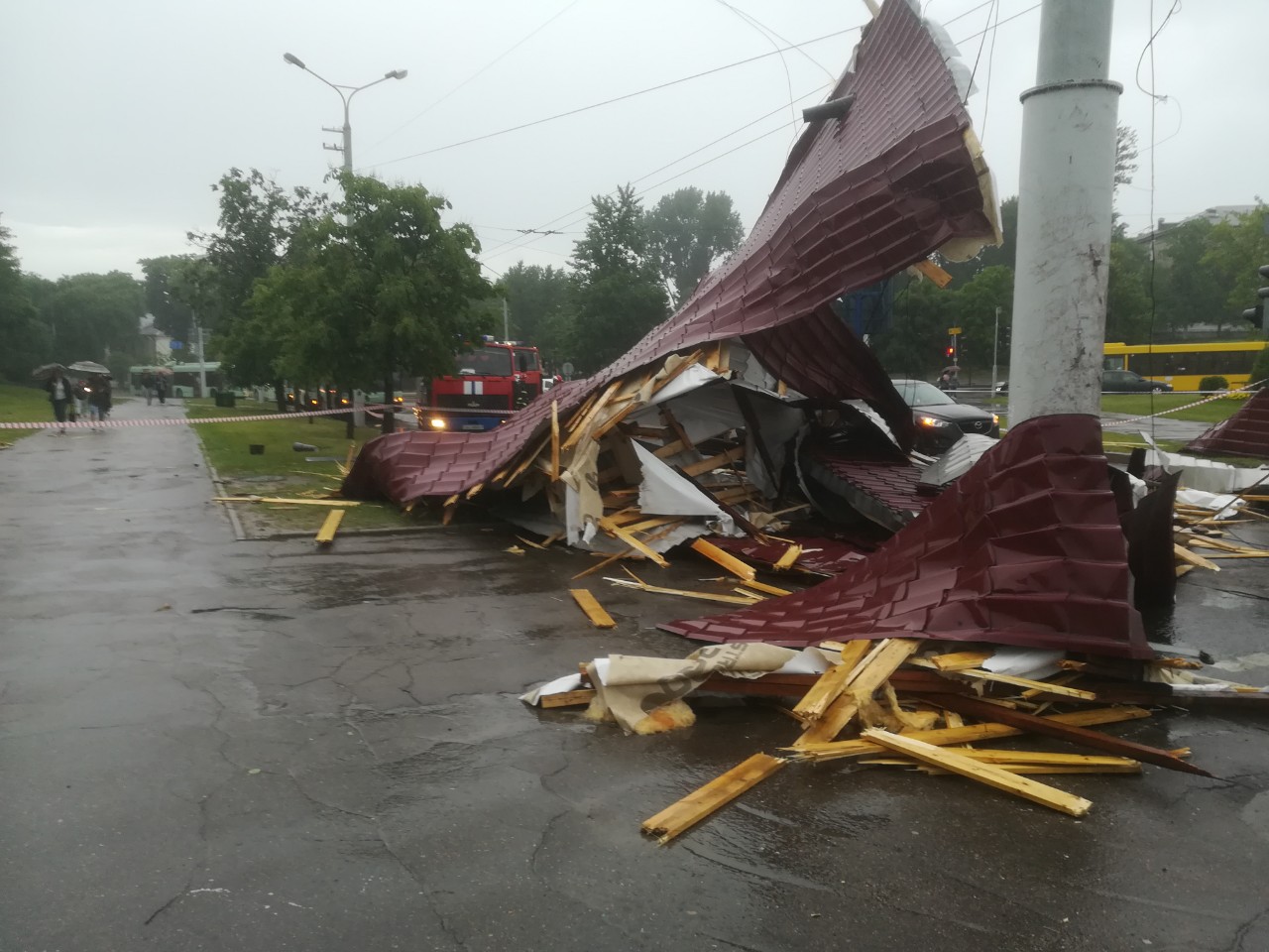 Последствия непогоды в беларуси