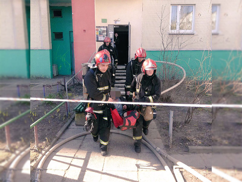 На пожаре в квартире по улице Некрасова спасена женщина