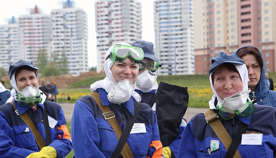 В Первомайском районе прошли соревнования между санитарными дружинами гражданской обороны