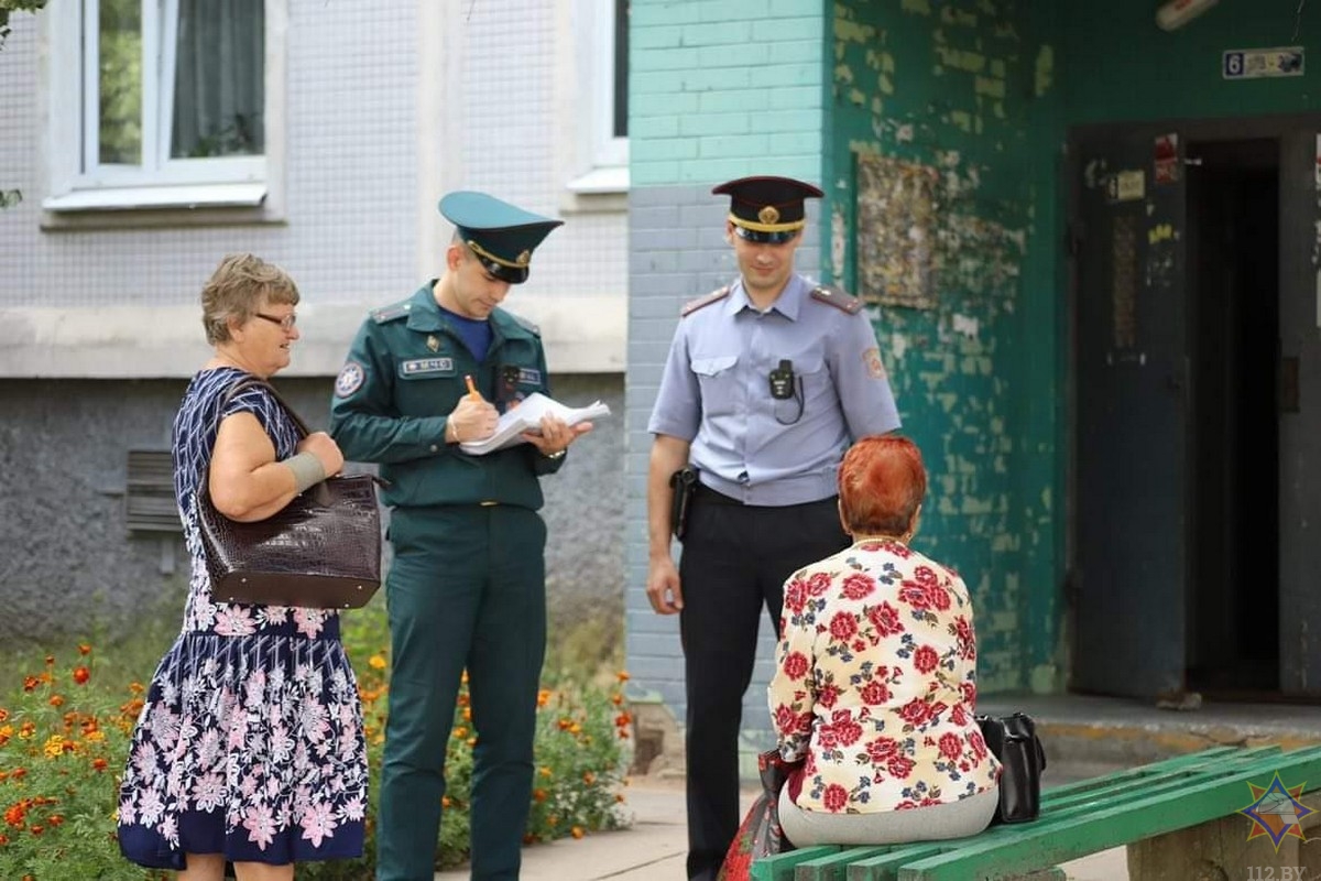 Заводской район. Совместный рейд с сотрудниками РУВД